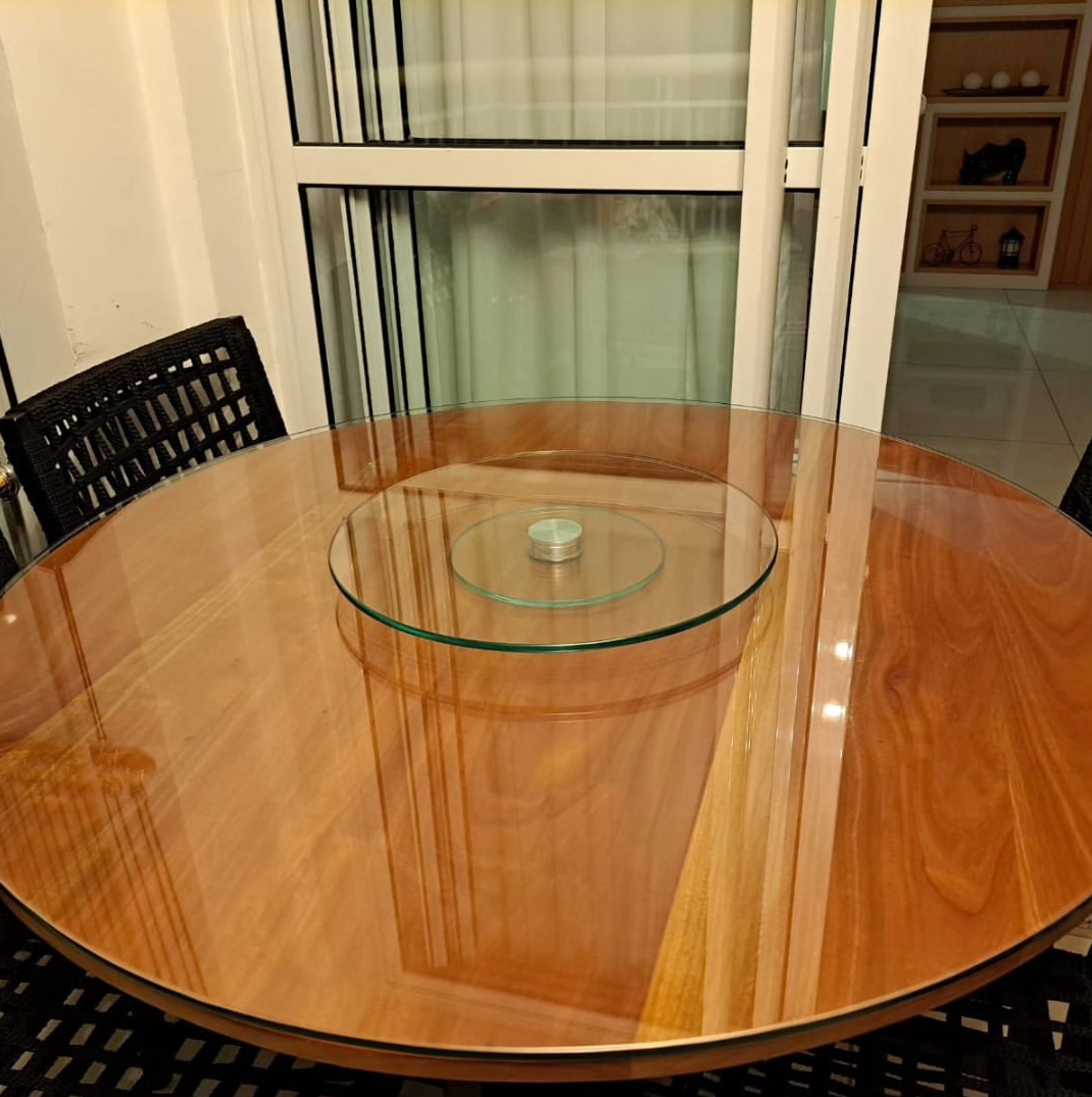 Tampo de mesa em vidro em curitiba